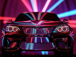 C4D物理渲染器做的几张宝马效果图