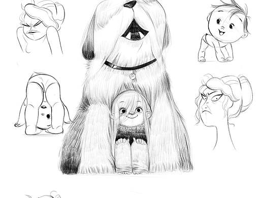 最近臨摹的作品~（個(gè)人主頁(yè)-ZMjkzMzA3MTI=） - 兒童插畫 - 站酷設(shè)計(jì)師西瓜籽啊原創(chuàng)素材 - 站酷ZCOOL