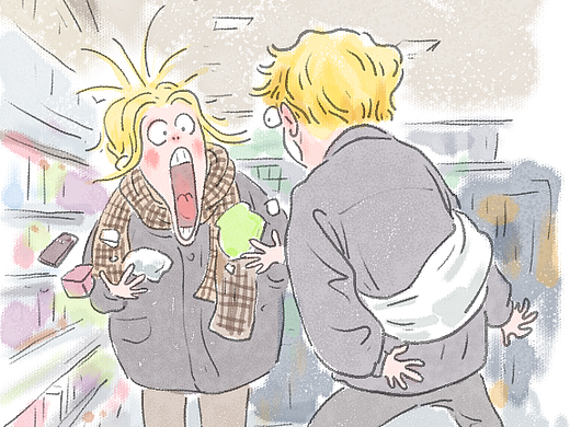 恋爱中的小惊喜/插画