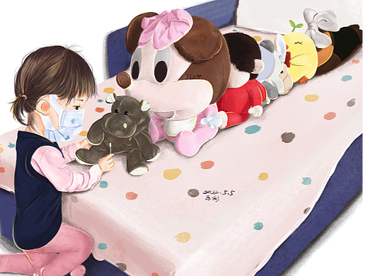 小朋友们快来做核酸检测啦-小宝宝的脑洞