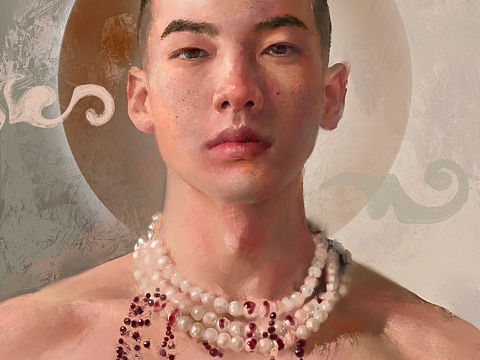 古风｜帅哥｜厚涂插画