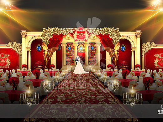 Cupid主题欧式婚礼-PSD效果图