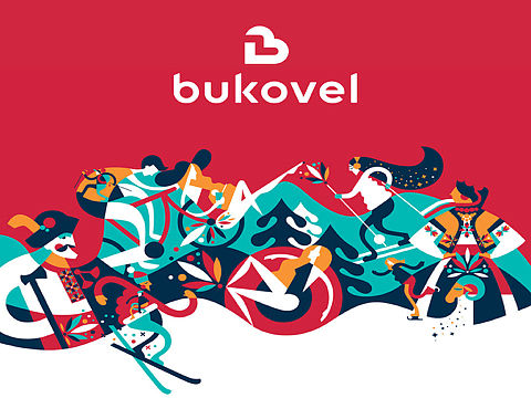 Bukovel 体育/企业/品牌形象VI设计logo设计