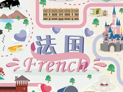 很早以前做的插畫地圖（個(gè)人主頁-ZMTc3MzE5Mjg=） - 商業(yè)插畫 - 站酷設(shè)計(jì)師芝麻開門嘛原創(chuàng)素材 - 站酷ZCOOL