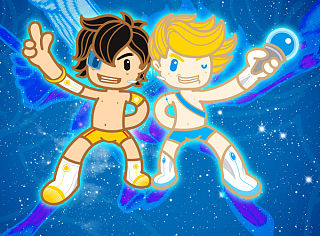 原創(chuàng)作品：高能幼齒海爾兄弟參賽作品（個人主頁-ZMzUxNDA3Mg==） - 商業(yè)插畫 - 站酷設(shè)計師rem1x原創(chuàng)素材 - 站酷ZCOOL