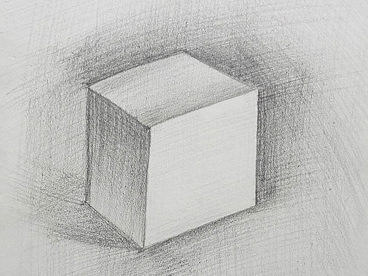 素描-立方体