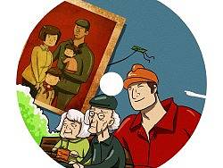 做的一个光盘图案