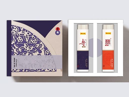 寿喜面礼盒包装设计