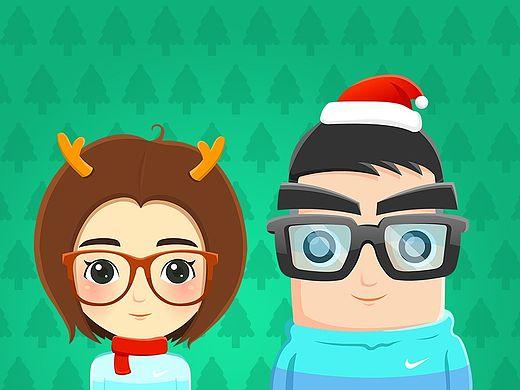 20度的圣诞快乐（个人主页-ZMTQ1NTU3NjA=） - 创作习作 - 站酷设计师yoyocaso原创素材 - 站酷ZCOOL