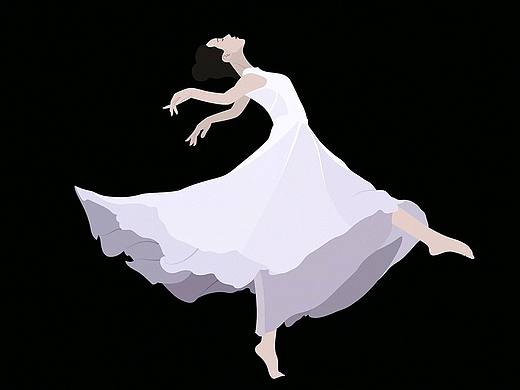 舞者-Dancer（个人主页-ZNTIxNDc2NzY=） - 艺术插画 - 站酷设计师Try_Clong原创素材 - 站酷ZCOOL