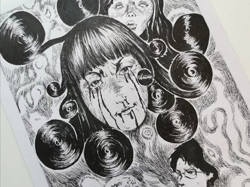 黑白手绘治愈抑郁症day2