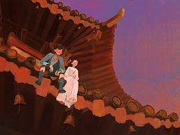 场景插画练习（取自白蛇缘起）