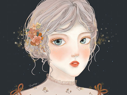 手绘插画 － 玛筏