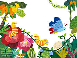 小毛虫变蝴蝶,蝌蚪变青蛙