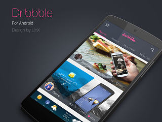 Redesign：Dribbble APP 安卓设计