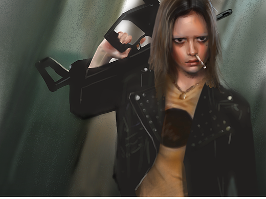 腰间持枪（个人主页-ZNDMzOTI2OTI=） - 创作习作 - 站酷设计师磕药水瓶原创素材 - 站酷ZCOOL