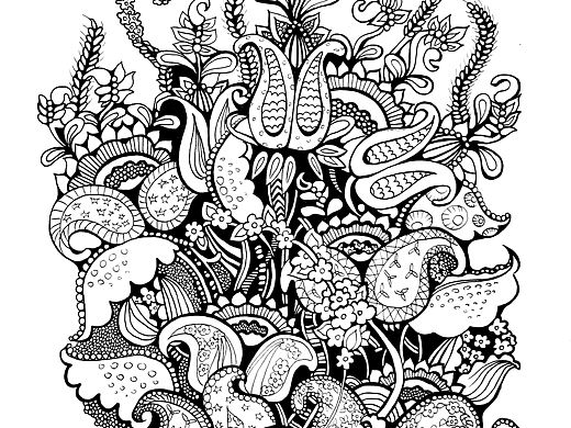 黑白装饰画