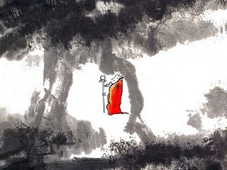 禅意水墨动画轮回