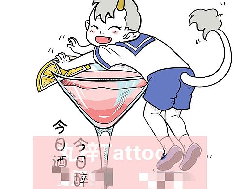 原创非人哉同人卡通纹身手稿