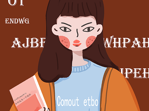 杂志人物插画（个人主页-ZNTI4NTYyNTY=） - 创作习作 - 站酷设计师siwenwen原创素材 - 站酷ZCOOL