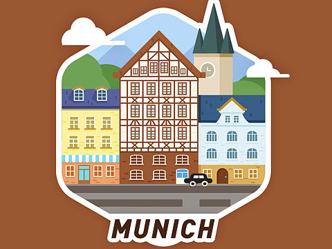 木鼠UI设计第七期第6课-色彩饱和度插画练习