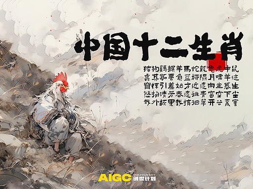 AI·中国十二生肖（个人主页-ZNjU0OTA0MjQ=） - AI作品 - 站酷设计师喜哈哈tt原创素材 - 站酷ZCOOL