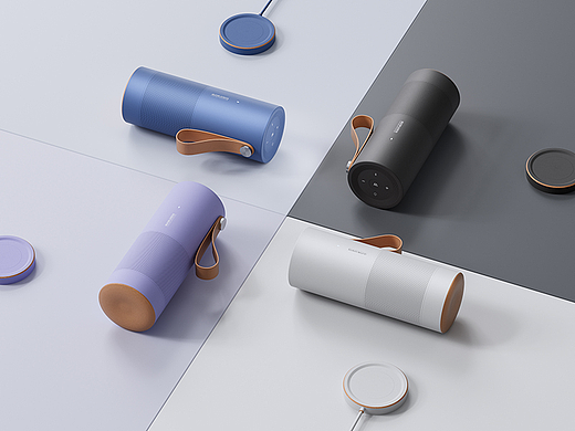 产品渲染—蓝牙音箱