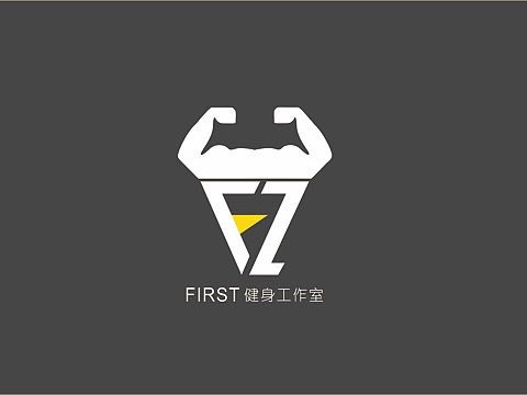 FIrst健身房LOGO设计