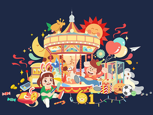 儿童节插画