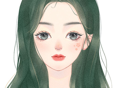 少女頭像⑦（個(gè)人主頁(yè)-ZNjAzNTAwNjA=） - 創(chuàng)作習(xí)作 - 站酷設(shè)計(jì)師我們仨__原創(chuàng)素材 - 站酷ZCOOL