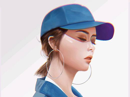 棒球女孩（个人主页-ZMjc3OTg2NjQ=） - 创作习作 - 站酷设计师兔兔唔原创素材 - 站酷ZCOOL