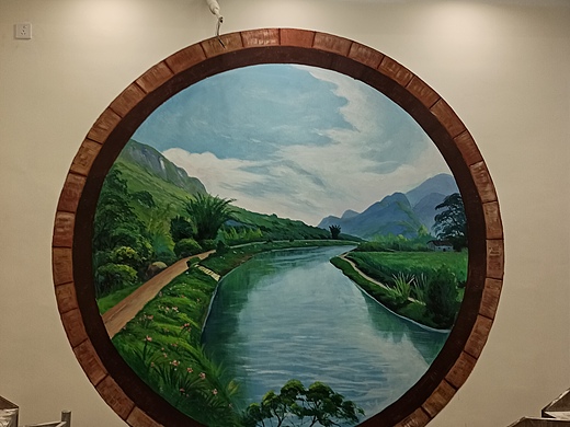 室内风景油画