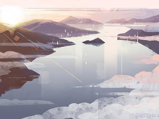 几张动画电影先期概念插画（风格一）