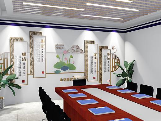 廉政党建形象墙设计