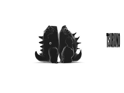 sofubi设计TSURURO——THREE EYES GODZILA&WHALE