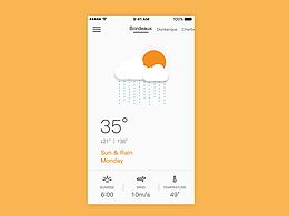 每日一练：天气界面（weather）UI & Animation Design