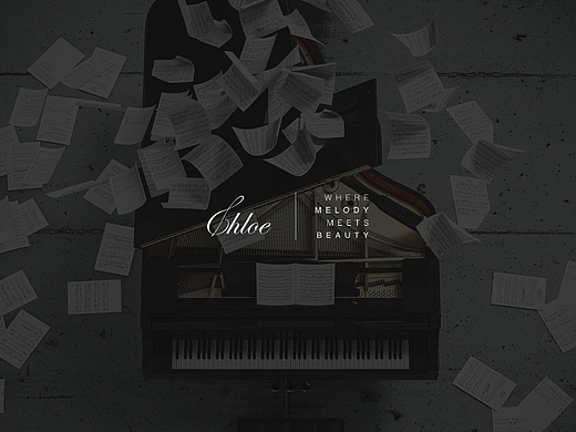 Chloe Piano Web Design