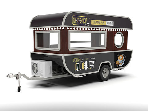 移动拖车餐车