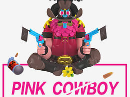临摹粉红牛仔PINK COWBOY KNIGHT