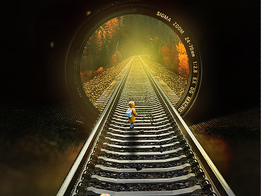 藏在相机中的小人