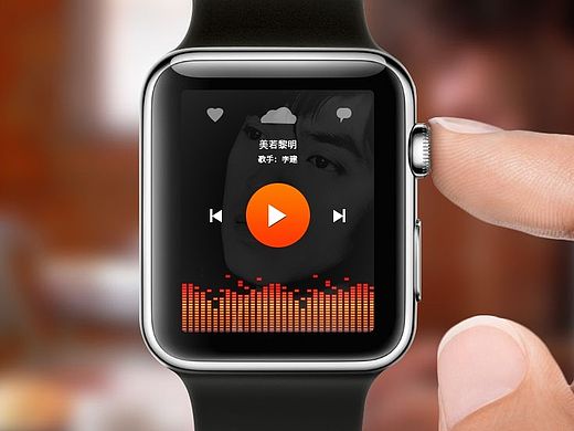 iWatch-音乐界面-app