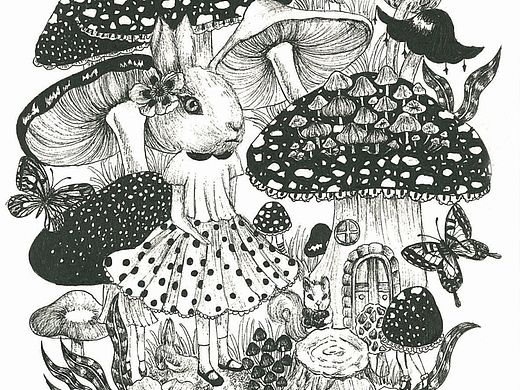 INTO THE WOODS（个人主页-ZMTIzOTczMTI=） - 商业插画 - 站酷设计师ZUOJennyZUO原创素材 - 站酷ZCOOL