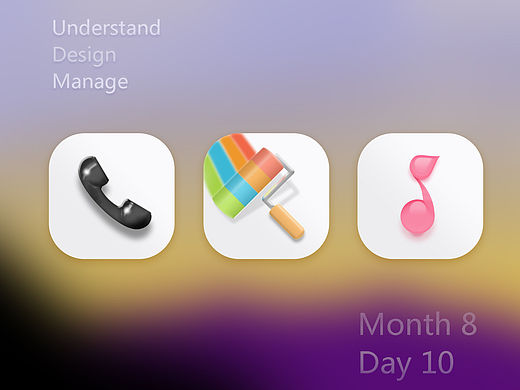 拟物化3个图标（个人主页-ZMTQ4MDk3NjQ=） - 图标 - 站酷设计师边城到此莫若原创素材 - 站酷ZCOOL