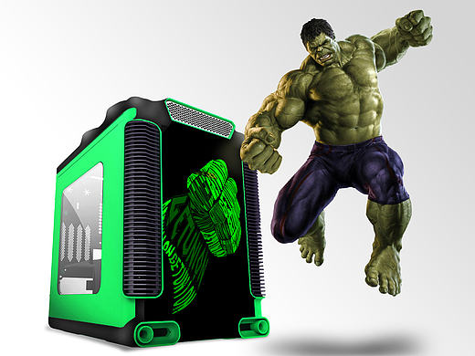 京天華盛MOD 機(jī)箱設(shè)計(jì) 個(gè)性機(jī)箱 漫威主題機(jī)箱設(shè)計(jì)（個(gè)人主頁(yè)-ZMTc0NDc1OTY=） - 電商 - 站酷設(shè)計(jì)師袁圈圈起床尿尿了原創(chuàng)素材 - 站酷ZCOOL