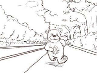 弱智熊之熊在囧途故事板