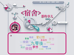 “宿舍那些事”  網(wǎng)頁界面 設(shè)計作業(yè)