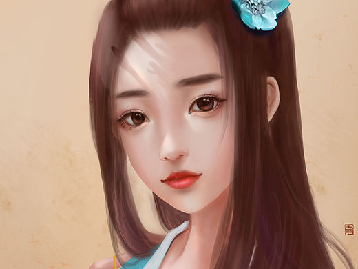 古风美人（再次修改）