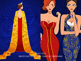 |平面|原创插画整形广告