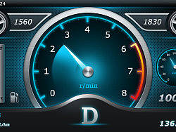 一个车载界面的尝试。