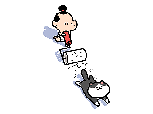 三点菌的日常 插画2023